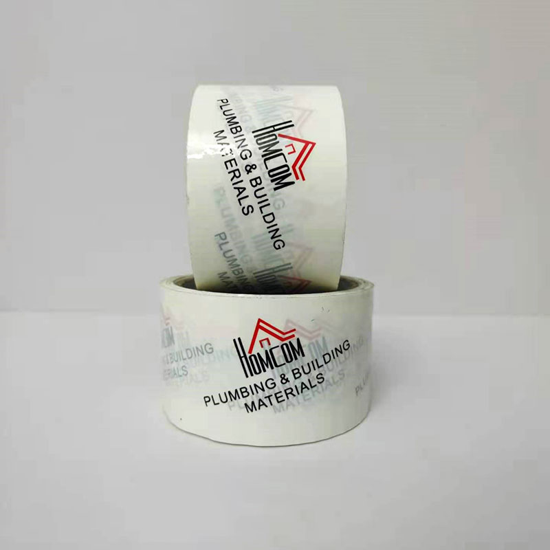 Oem Packing Seal Bopp Carton Printed Logo Adhesive Pita Pembungkusan Opp Disesuaikan Mudah